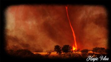 Fire Tornado Wallpaper 截图 1