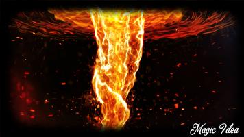 Fire Tornado Wallpaper 截图 3
