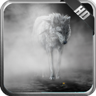 White Wolf Wallpaper آئیکن