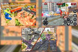 Spider hero City Attack Simulator Poster