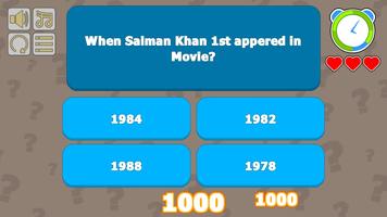 Salman Khan Quiz capture d'écran 2