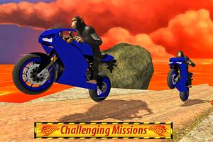 Super Off Road Bike Lava Stunt de los simios captura de pantalla 2