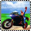 Superhero bike race: Offroad Moto Bike Racer