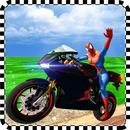 Super Hero Moto Highway Stunts APK