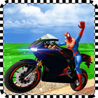 Superhero bike race: Offroad Moto Bike Racer icono