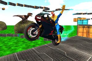 Superhero bike race: Offroad Moto Bike Racer Poster