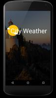 City Weather Affiche