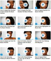 化妆黑人女性 截图 1