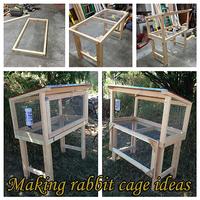 Making rabbit cage ideas Affiche