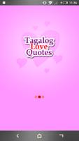 Tagalog Love Quotes poster