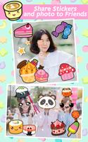 Cute Sticker & Picture Editor capture d'écran 2