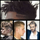 odern style of men's hair icône