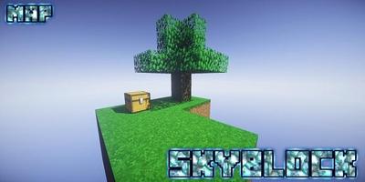 SkyBlock Map MCPE-poster