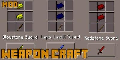 Poster WeaponCraft MCPE Mod