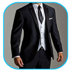 Man Formal Photo Suit icône