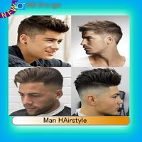 Man HAirstyle ポスター