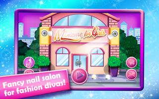 Nail Salon-Manicure for Girls پوسٹر