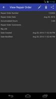 Repair Order Manager captura de pantalla 1