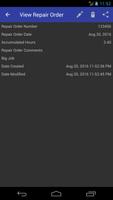Repair Order Manager capture d'écran 1