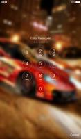 Racing Car Lock Screen syot layar 2