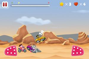 Masha vs Peppy and Bear World Racing Game تصوير الشاشة 2