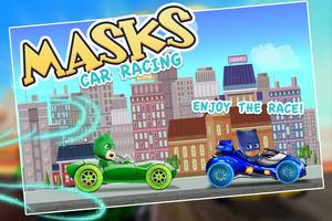 Masks Superheroes Car Racing Adventures imagem de tela 1