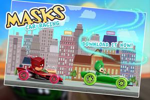 Masks Superheroes Car Racing Adventures capture d'écran 2