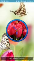 Tulips Clock Live Wallpaper syot layar 2
