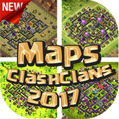 New Maps  clash of clans 2017 icon