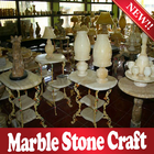 marble stone craft icône