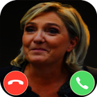 Marine le Pen fake call icône