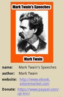 Mark Twain's Speeches 海報