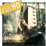 Giant Big Man in City 3D LWP