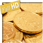 Falling Coins Wealth 3D LWP icon