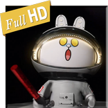 Space Bunny Bear 4K LWP