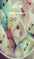 lock screen cute Marshmallow poster