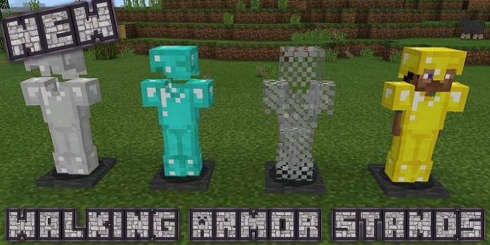 Walking Armor Stands Addon For Mcpe For Android Apk Download