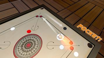 Classic Carrom Board Pro Game 스크린샷 2