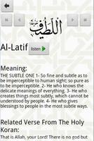 برنامه‌نما The 99 Names of Allah عکس از صفحه