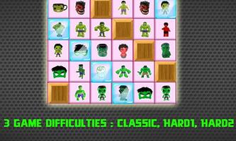 Match 4 Puzzle Connect Game - Green Man toy capture d'écran 3