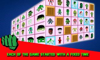 Match 4 Puzzle Connect Game - Green Man toy capture d'écran 1