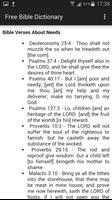 Bible Dictionary capture d'écran 3