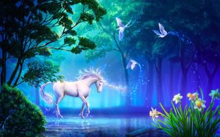 Unicorn Live Wallpaper スクリーンショット 2