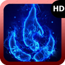 APK Blue Fire Wallpaper