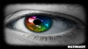 Colorful Eye Wallpaper پوسٹر