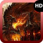 Fire Dragon Wallpaper آئیکن