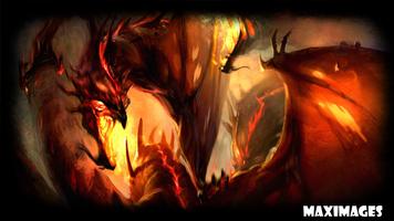 Fire Dragon Wallpaper اسکرین شاٹ 1