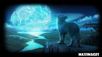 Wolf Moon Wallpaper capture d'écran 3
