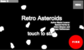 Retro Asteroids پوسٹر