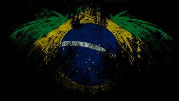 Brazil Flag Live Wallpaper capture d'écran 2